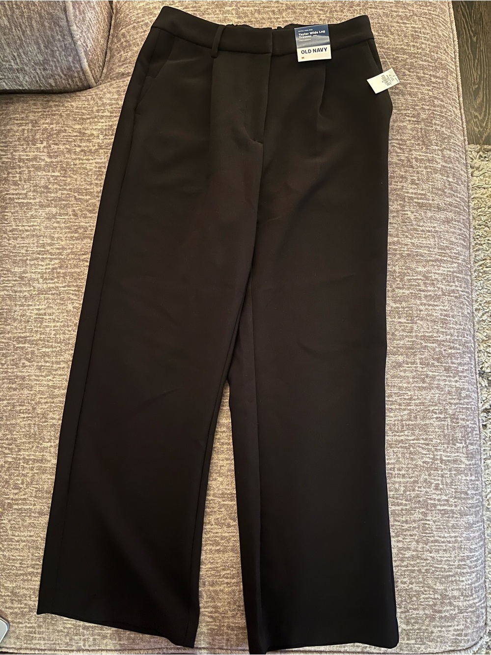 Old Navy Black Wide-Leg Trousers